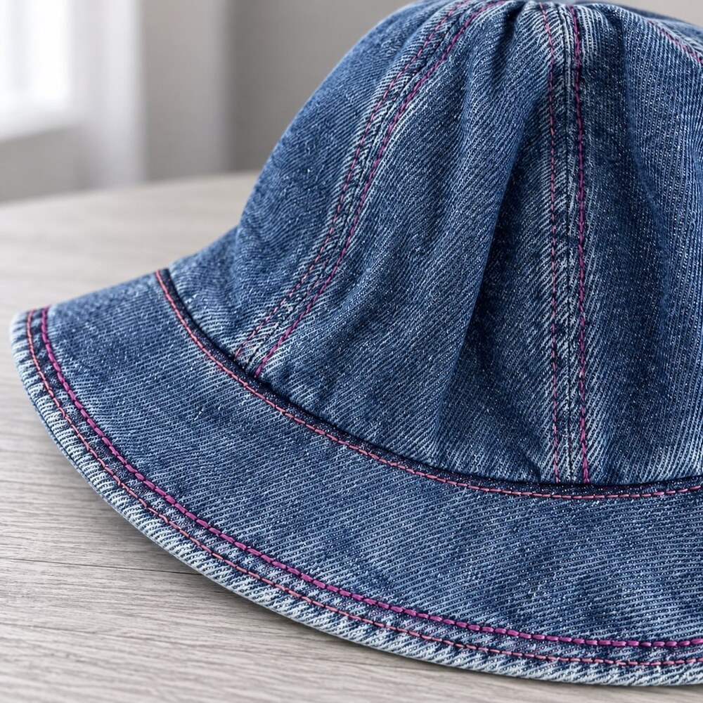 CHANEL Denim CC Bucket Hat - Picture 6 of 6